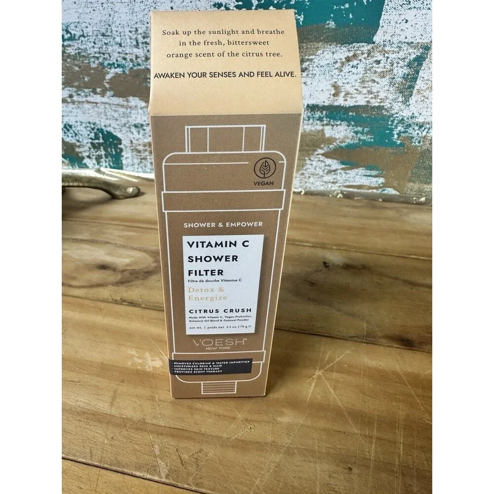VOESH Vitamin C Shower Filter- Detox & Energize Citrus Crush